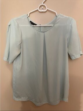 Light Blue Women's Sheer Top